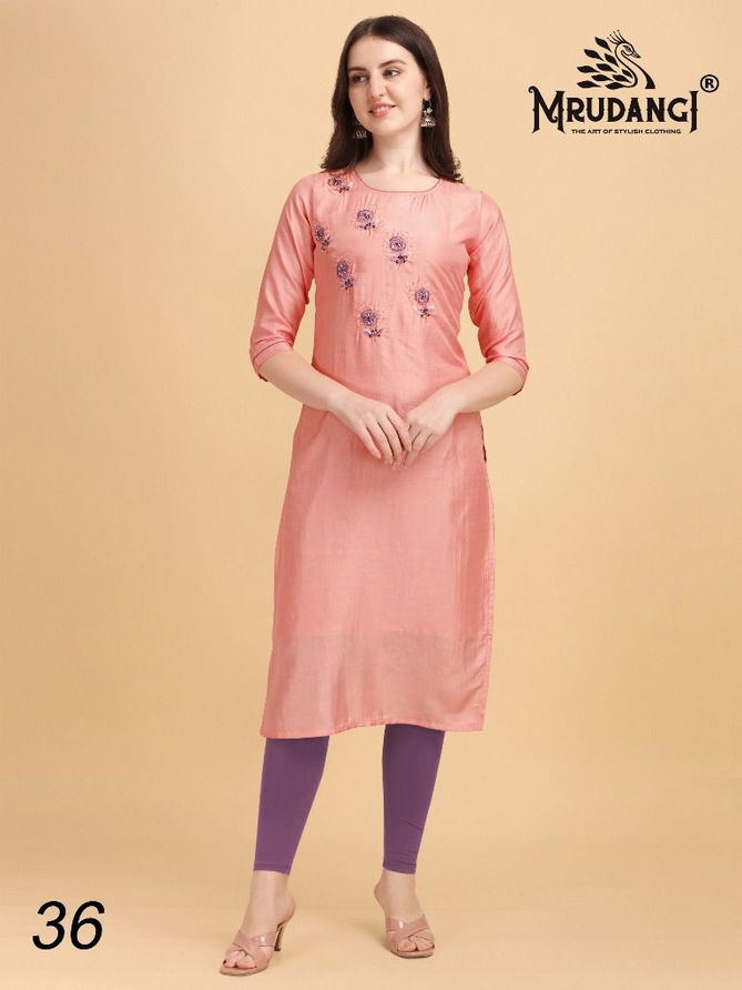 Mrudangi Noor 36 Fancy Ethnic Wear Designer Kurti Collection